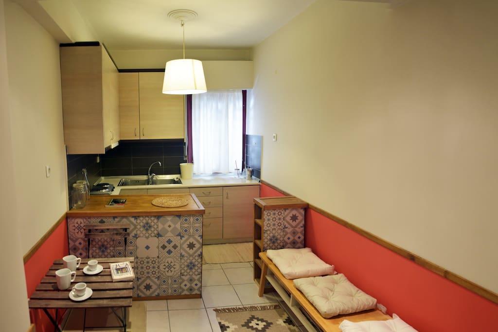 Blue & Red Apartment Atenas Exterior foto
